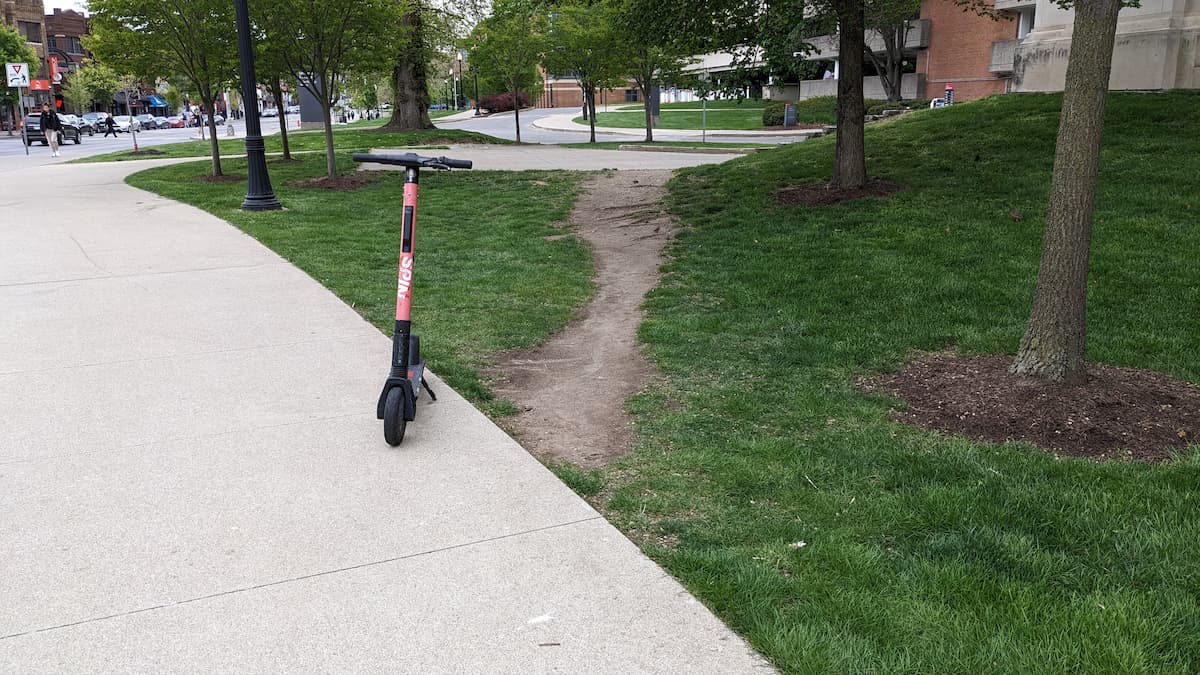 Desire path example