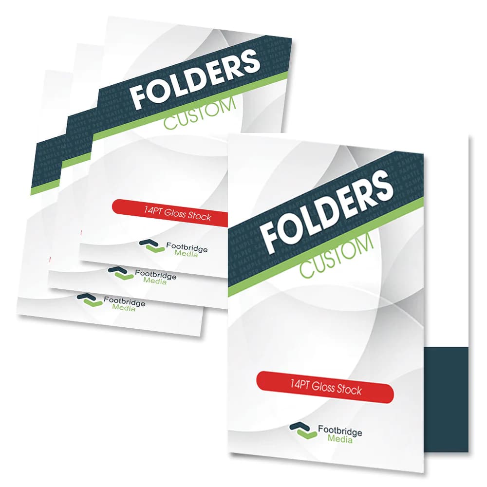 Presentation folders for contractors